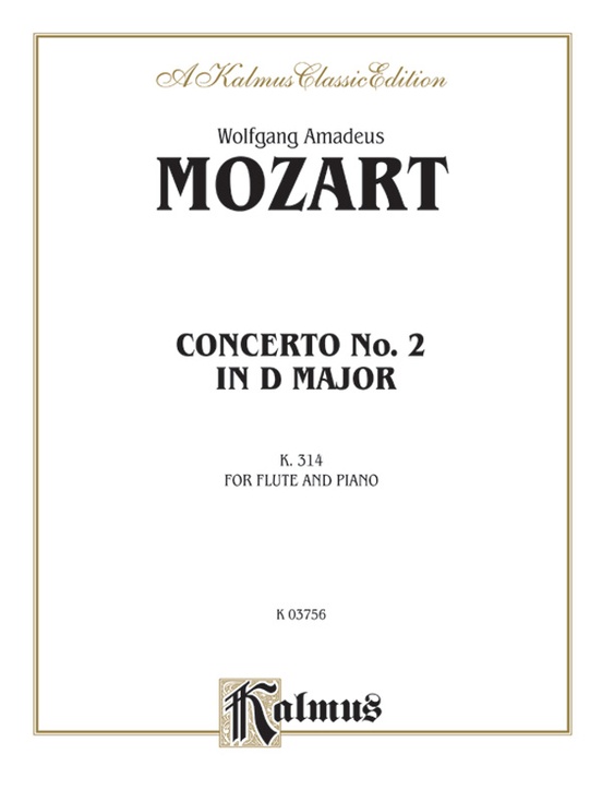 Flute Concerto No. 2 in D Major, K. 314