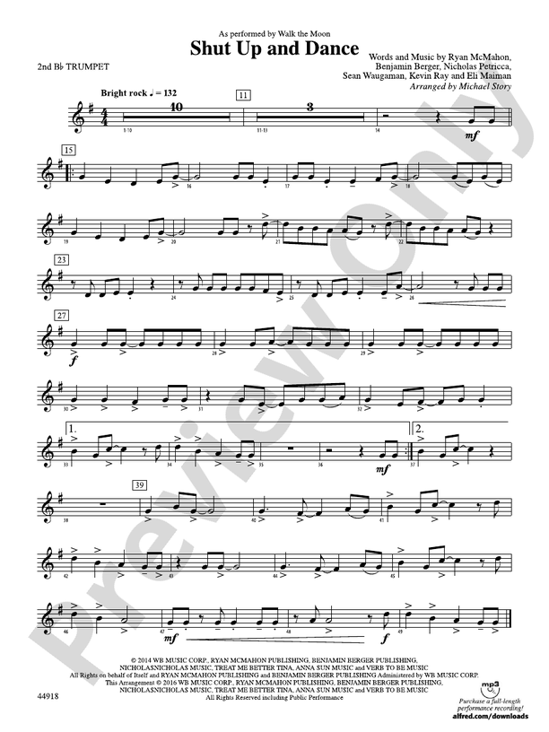 Walk Him Up the Stairs Sheet Music - 1 Arrangement Available