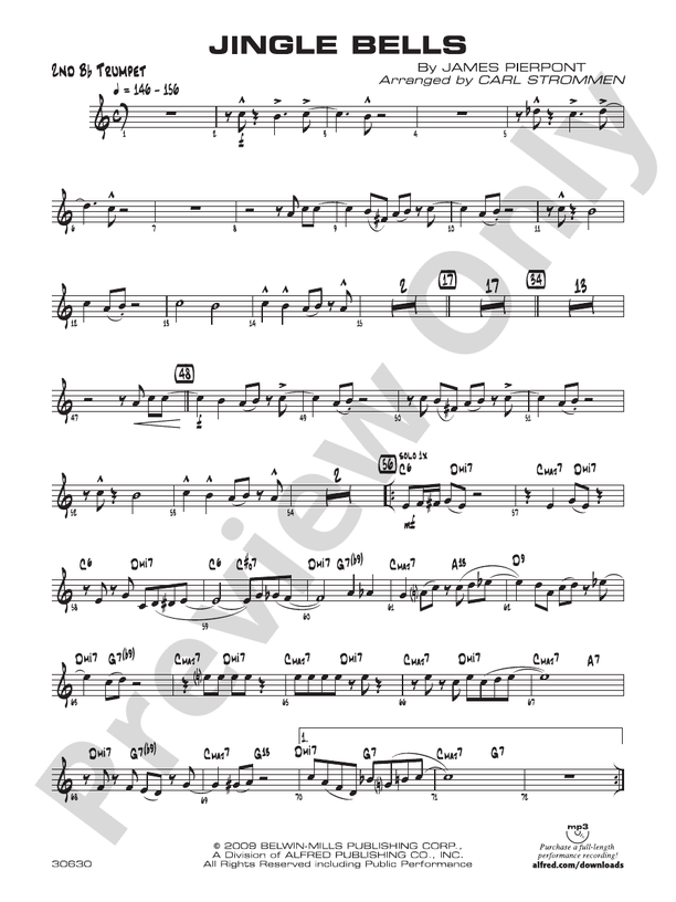 Jingle Bells: E-flat Alto Saxophone