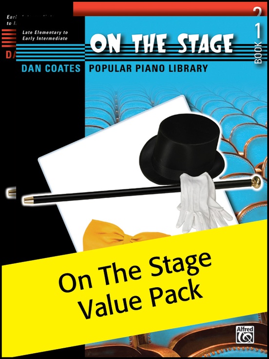 Dan Coates Popular Piano Library: On the Stage 1-2 (Value Pack)