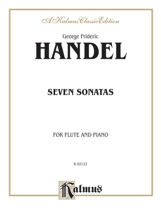 Seven Sonatas: Flute & Piano Book: George Frideric Handel | Sheet