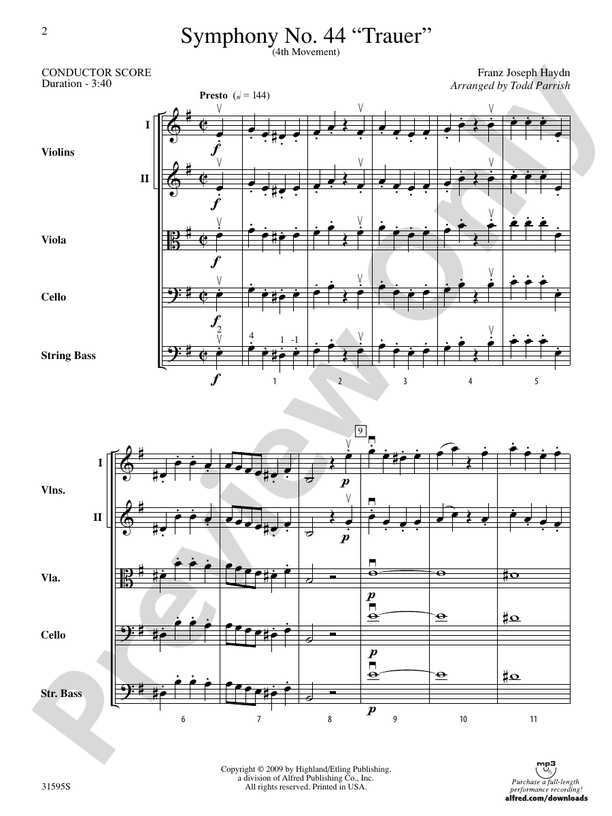 Symphony No. 44 "Trauer" (4th Movement)