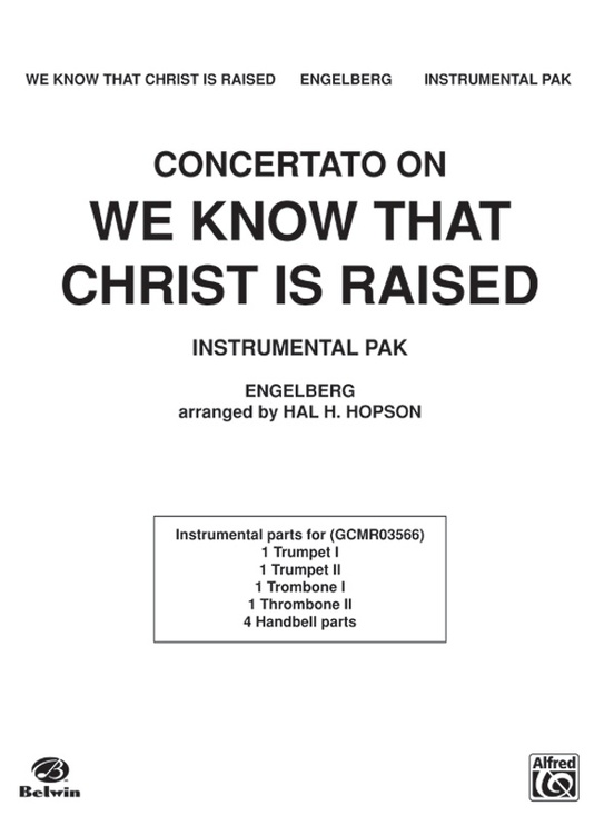 Concertato on "We Know That Christ Is Raised"