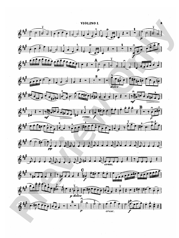 Quintet, K. 581 1st Violin 1st Violin Part Digital Sheet Music Download