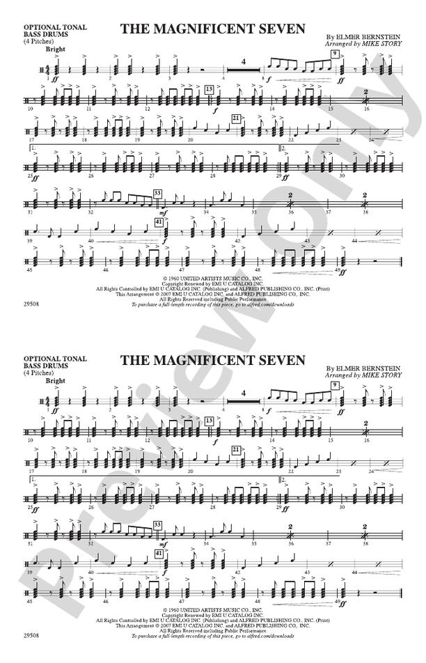 The Magnificent Seven: Tonal Bass Drum