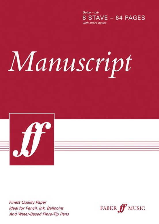 Manuscript A4 Guitar Tab