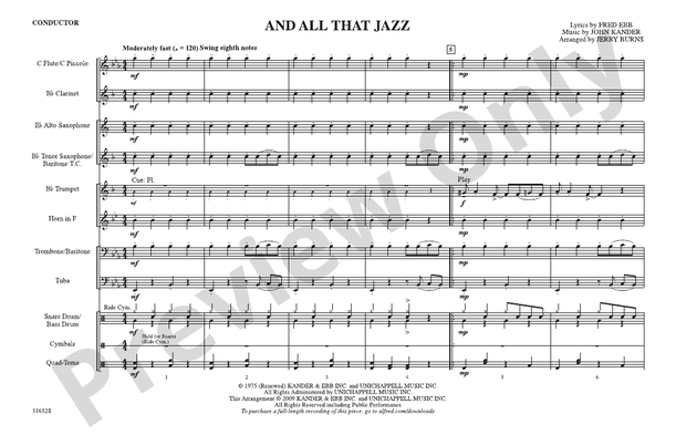 And All That Jazz (from Chicago)