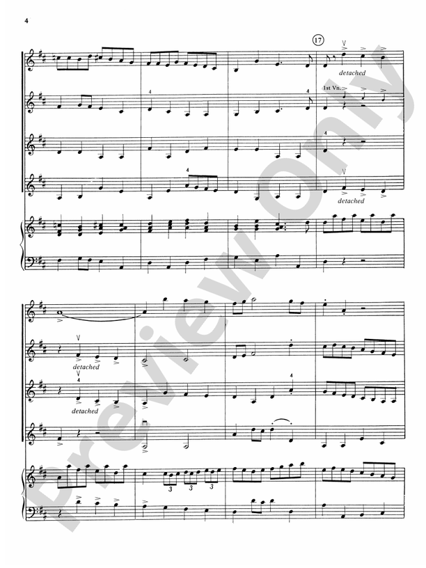 Highland/Etling Violin Quartet Series: Set 5: Violin - Digital Sheet ...