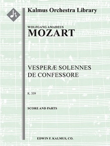 Vesperae Solennes de Confessore, K. 339: Cantata/ Oratorio