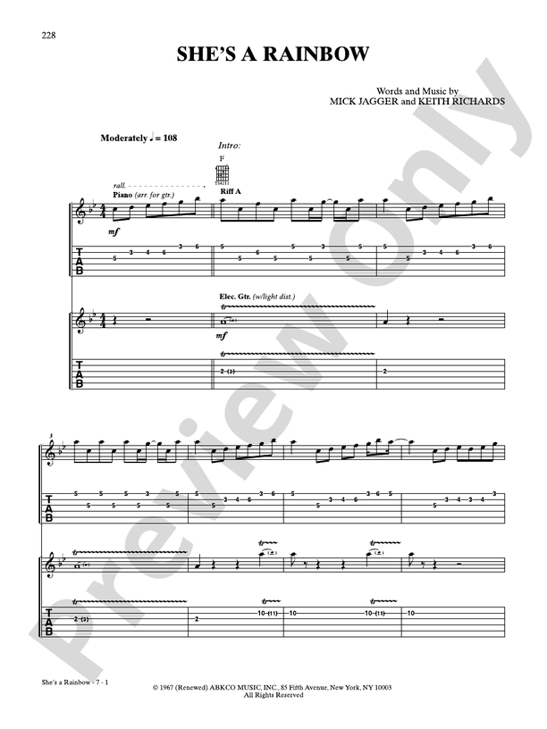 She's A Woman sheet music for guitar (chords) (PDF)