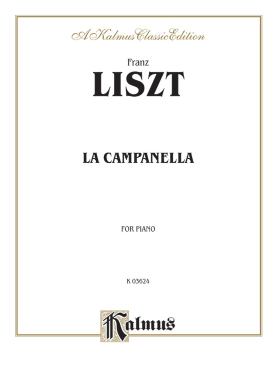 La Campanella: Piano: Franz Liszt | Alfred Music