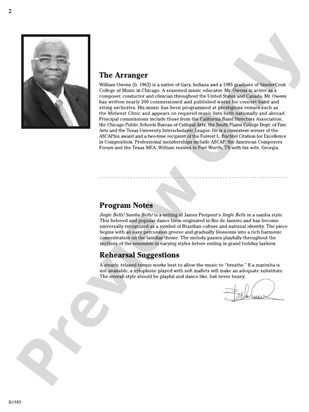 Jingle Bells! Samba Bells! Score James Pierpont Digital Sheet