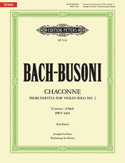 Chaconne in D minor from Partita for Violin Solo No. 2 BWV 1004 (Arr. for Piano)