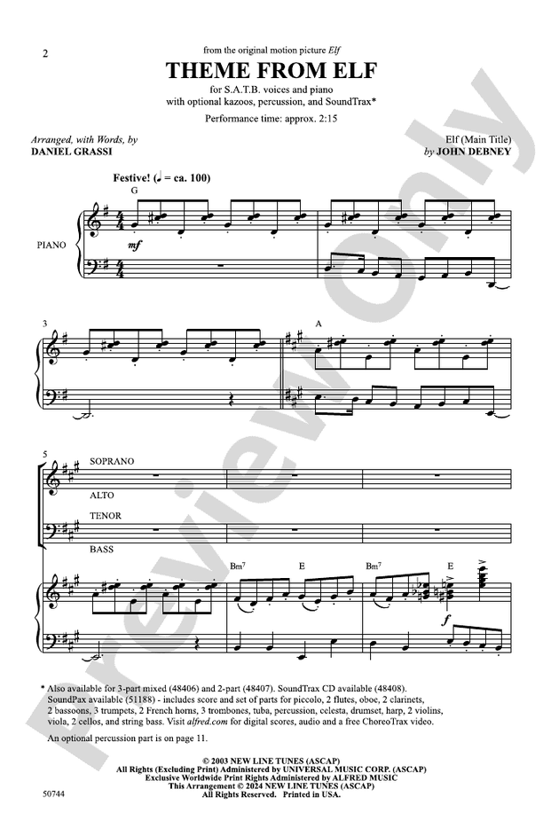 Theme from Elf