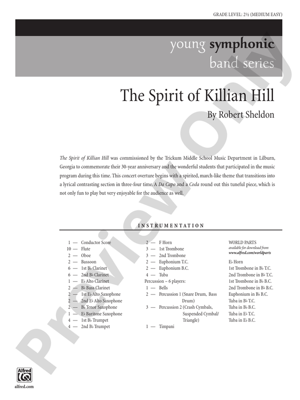The Spirit of Killian Hill
