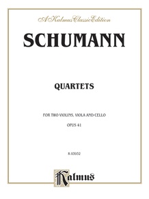 String Quartets, Opus 41, Nos. 1, 2 & 3