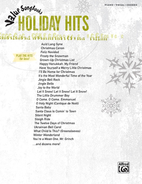 Value Songbooks: Holiday Hits