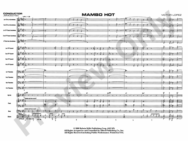 Mambo Hot: Score