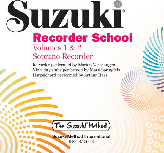 Suzuki Recorder School Soprano Recorder CD Volume 1 2
