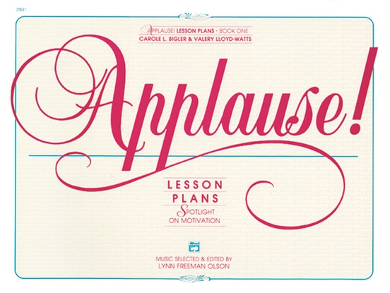 Applause! Lesson Plans, Book 1