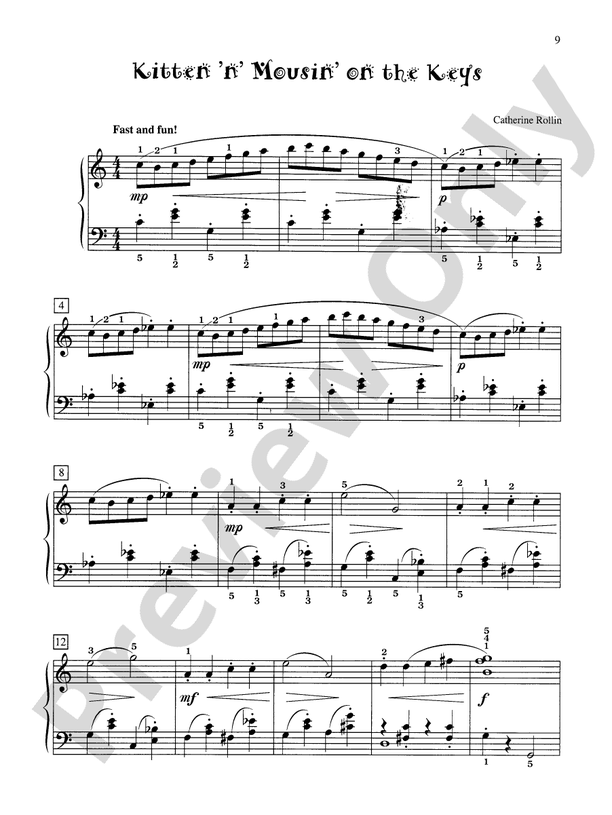 Kitten 'n' Mousin' on the Keys - Piano Solo