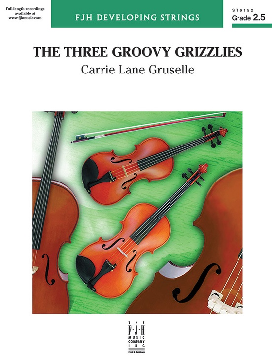 The Three Groovy Grizzlies: String Orchestra Conductor Score & Parts ...