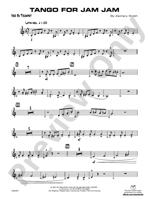 Tango for Jam Jam 3rd Bflat Trumpet 3rd Bflat Trumpet Part