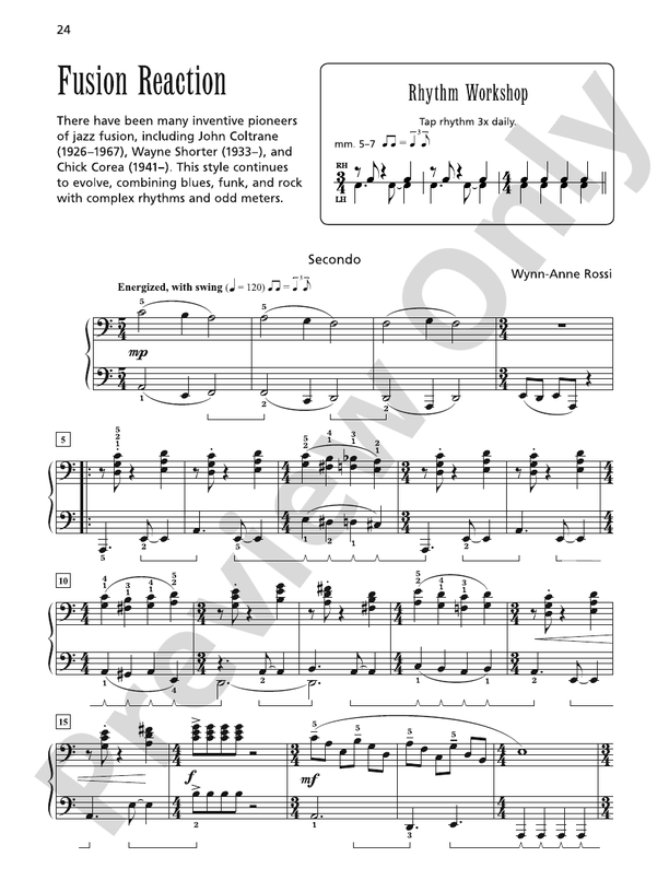 Fusion Reaction - Piano Duet (1 Piano, 4 Hands)