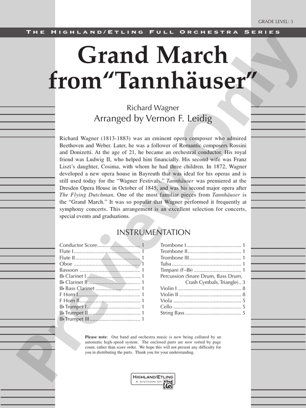 Grand March from Tannhäuser
