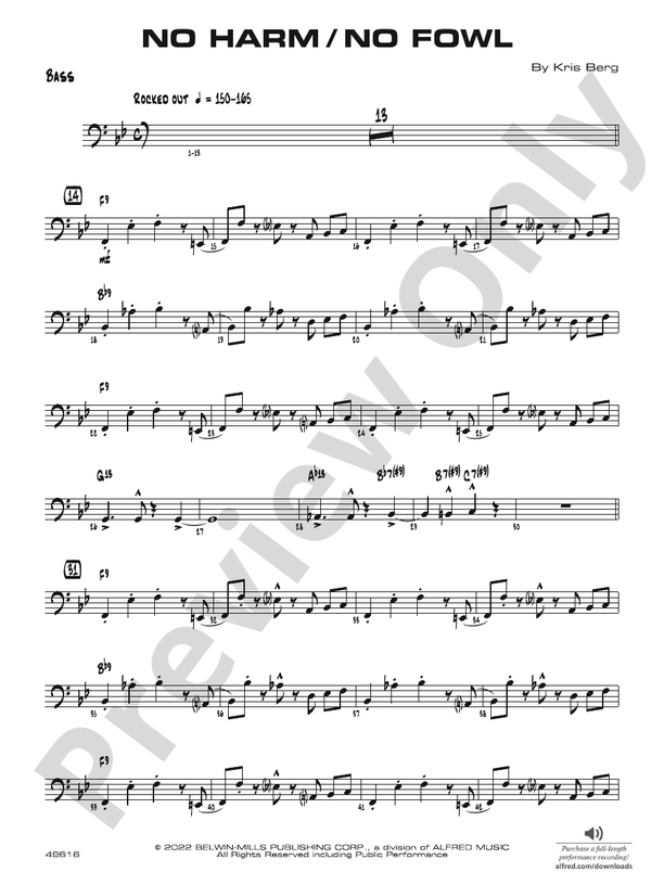 No Harm / No Fowl: String Bass