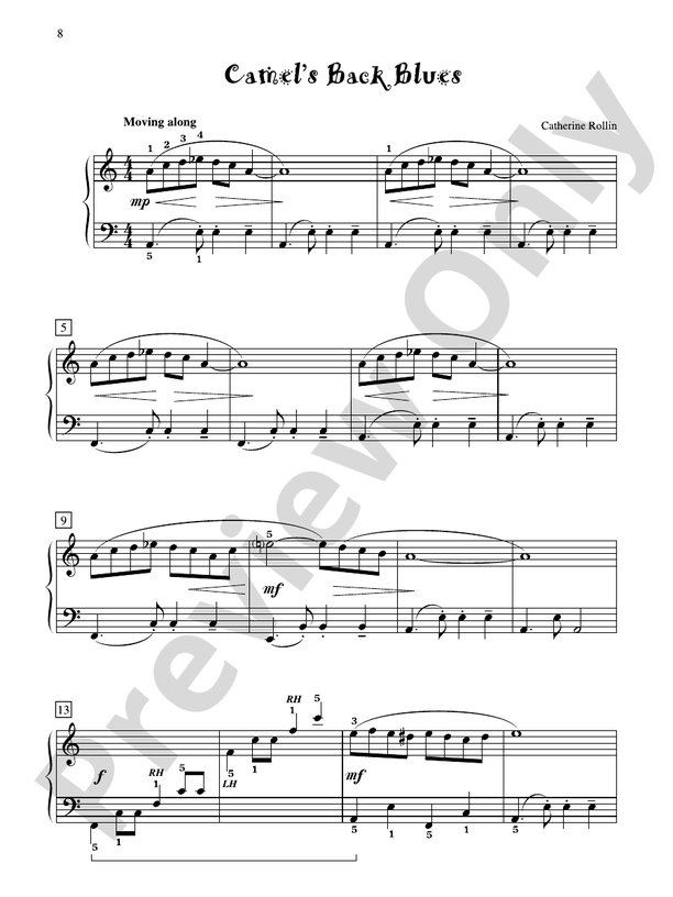 Camel's Back Blues - Piano Solo