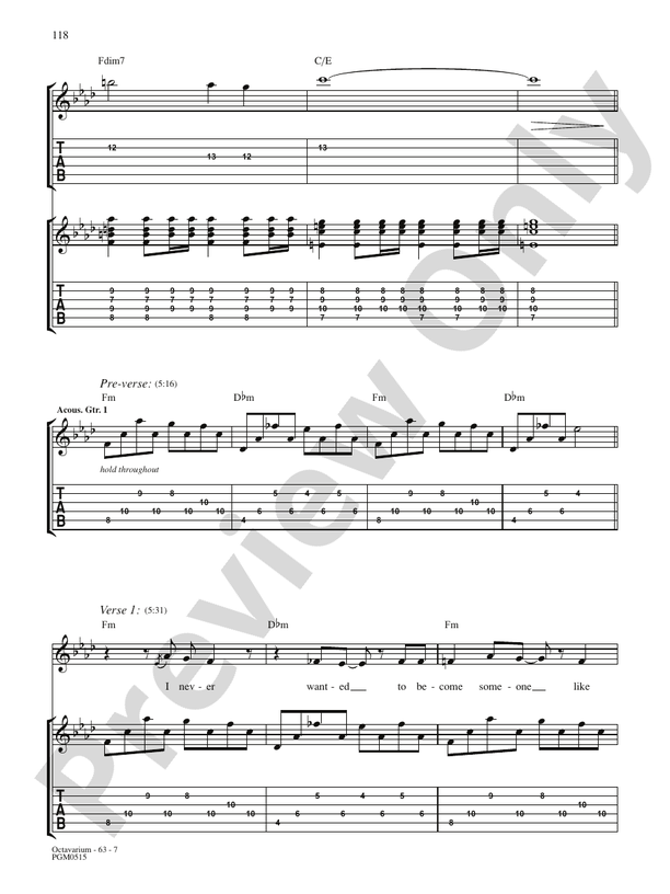 ギタースコア　DREAM THEATER ドリームシアター　OCTAVARIUM ドリーム・シアター/オクタヴァリウム (バンドスコア) |本