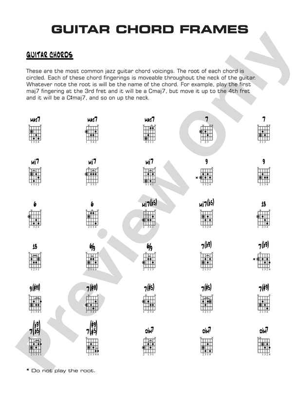 25 or 6 to 4: Guitar Chords