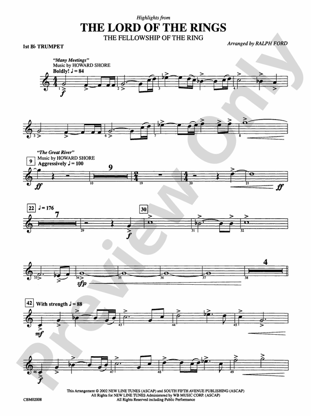 In Dreams From The Fellowship of the Ring - Download Sheet Music PDF