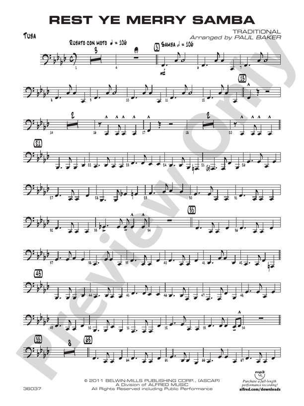 Rest Ye Merry Samba: Tuba