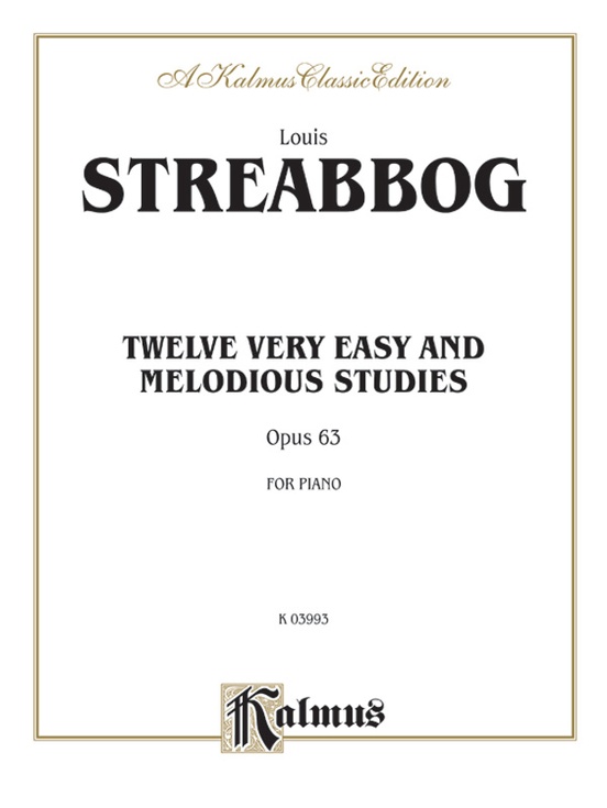 邦楽 STERUSS AT ONE'S CHOICE Qmusicpalarize Streabbog: Twelve Very Easy and Melodious Studies, Op. 63