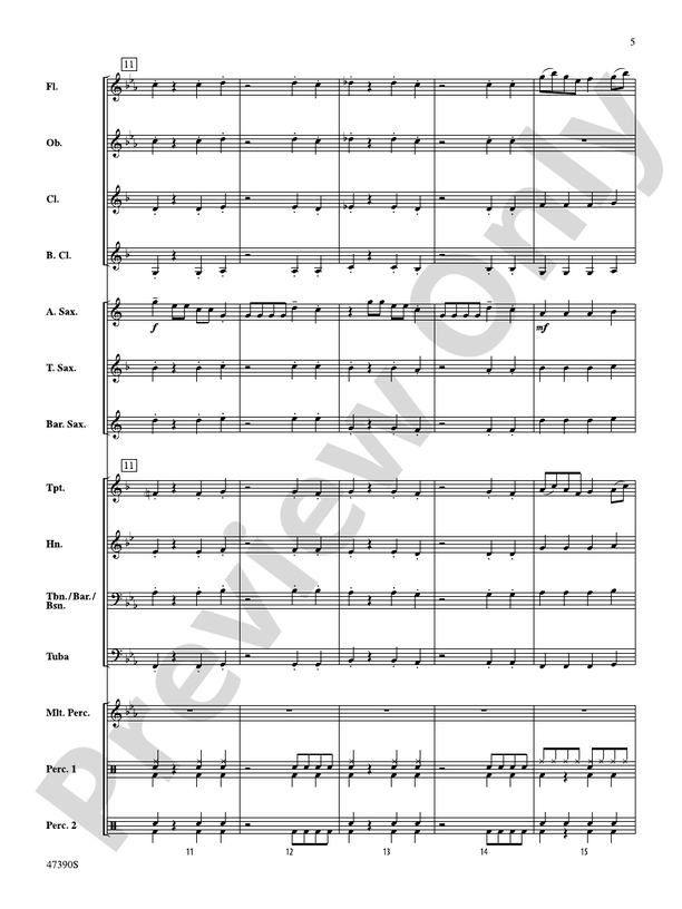 Bruno Mars Four-Pack: Score: Concert Band Score - Digital Sheet