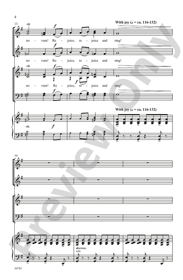 A Jubilant New Song Satb Choral Octavo Laura Farnell Digital Sheet Music Download 6177