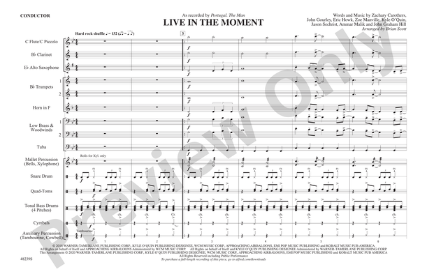 Live in the Moment: Score