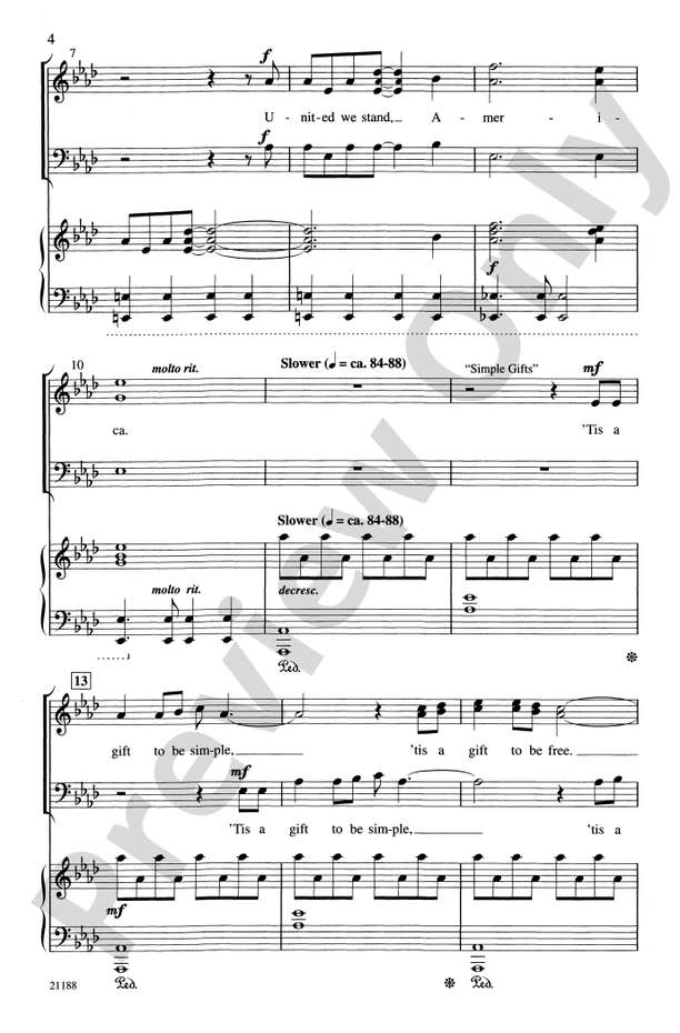 United We Stand (An American Medley)
