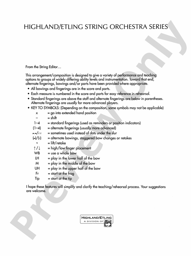 Stringtown Stroll String Orchestra Conductor Score & Parts Doris