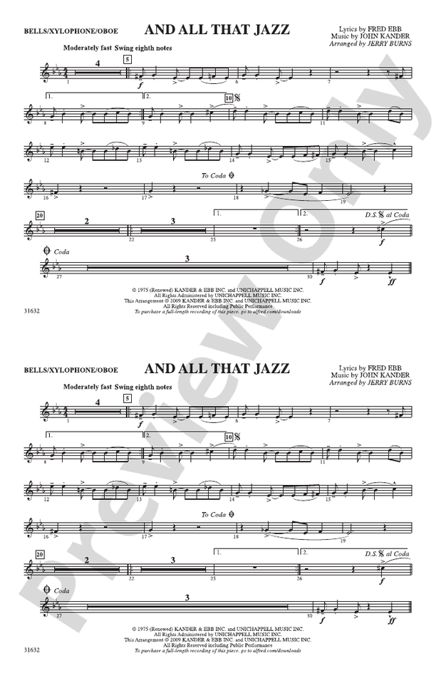 And All That Jazz (з Чикаго): BellsAnd All That Jazz (з Чикаго): Bells  