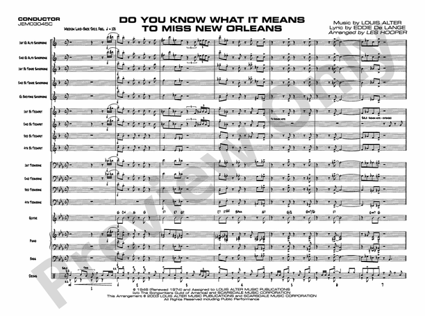 Do You Know What It Means to Miss New Orleans