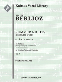 Summer Nights, Op. 7 (Les nuits d'ete): 6. L'isle Inconnue (transposed in D)