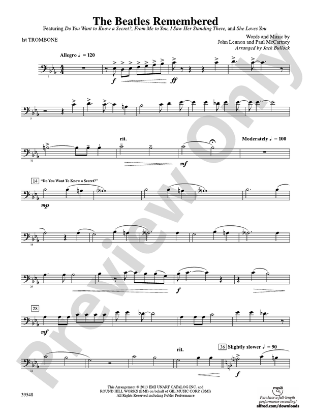 The Beatles Remembered: 1st Trombone