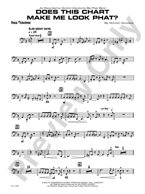 Does This Chart Make Me Look Phat?: Bass Trombone