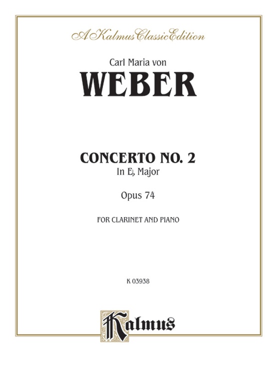 Clarinet Concerto No. 2 in E-flat Major, Opus 74