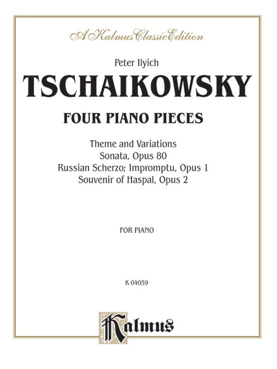 Tchaikovsky: Collection I (4 Piano Pieces)