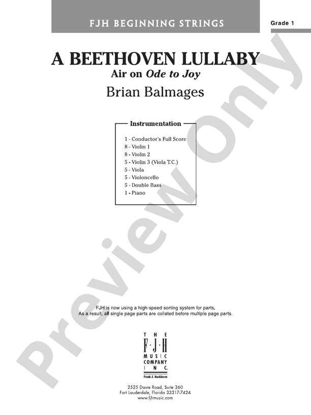 A Beethoven Lullaby