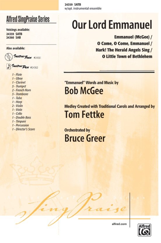 Our Lord Emmanuel: SATB Choral Octavo: Bob McGee | Sheet Music